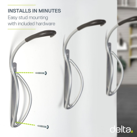 Bike Rack Wall Mounted By The Art Of Storage Max Weight 40lbs - Picture 6 of 7